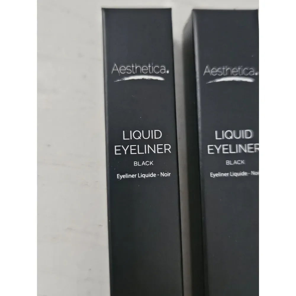 Aesthetica‎ Liquid Eyeliner High Impact Black New 3.2 ml - Set Of 2
